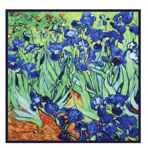 Van Gogh "Irises at Saint-Remy" inspired Scarf